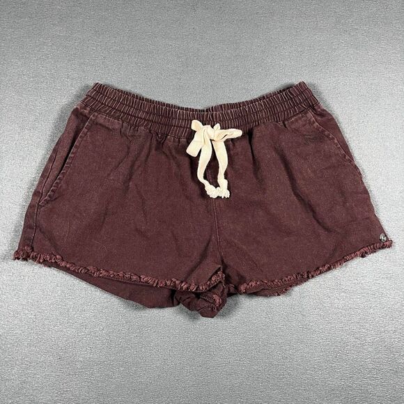 Volcom Pants - Volcom Women's Brown and Burgundy Shorts